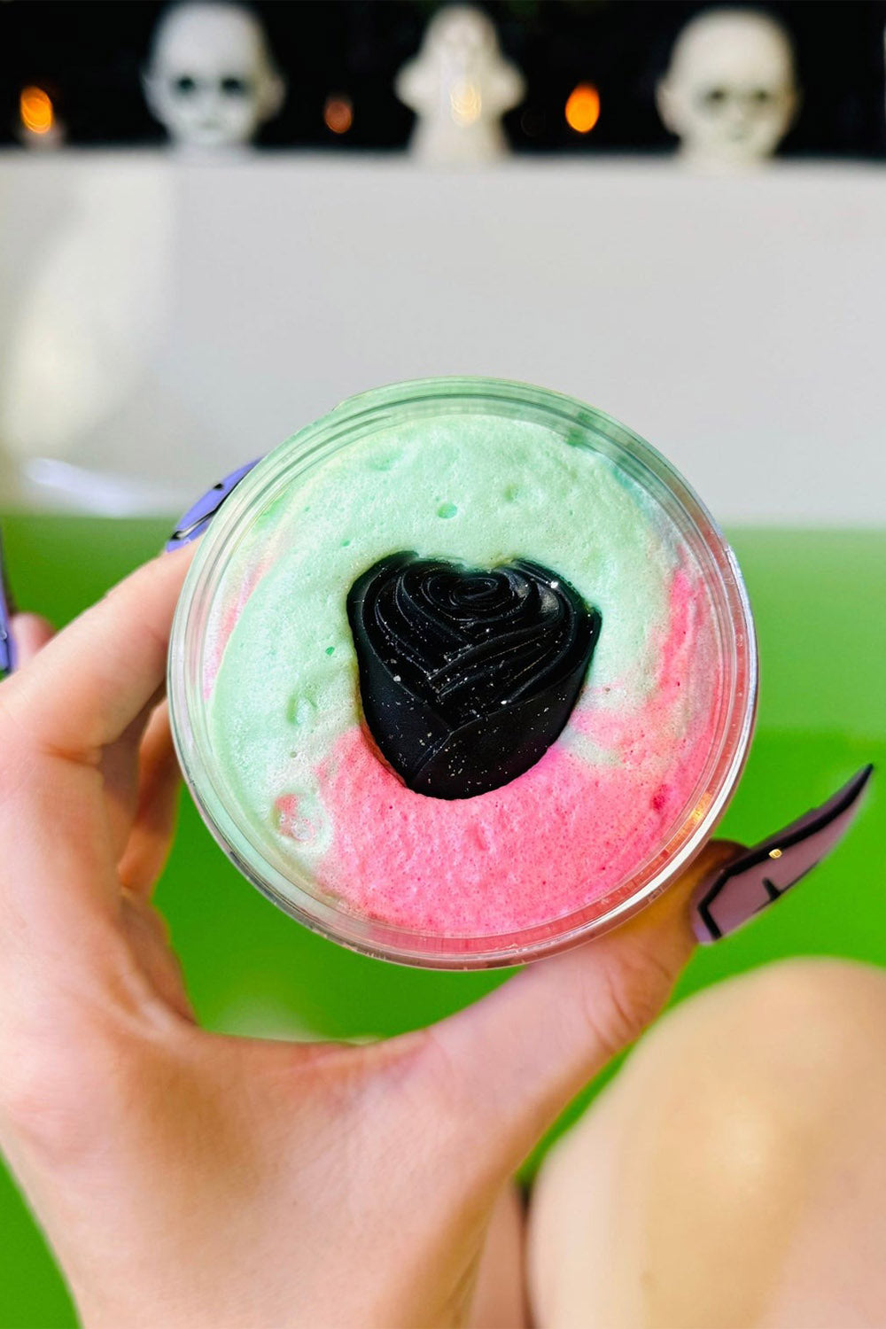 floral whipped sugar scrub