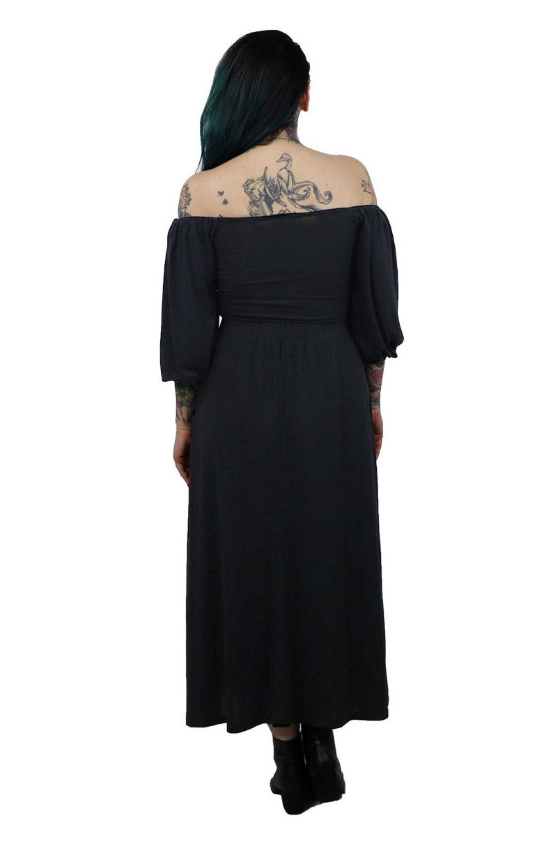 womens gothic peasant dress