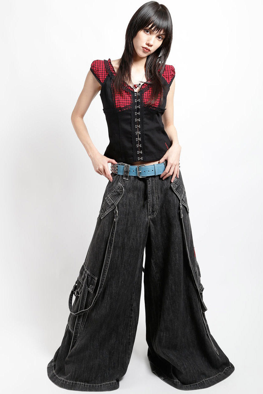 Tripp NYC Gothic Raver Pants [BLACK DENIM] – VampireFreaks