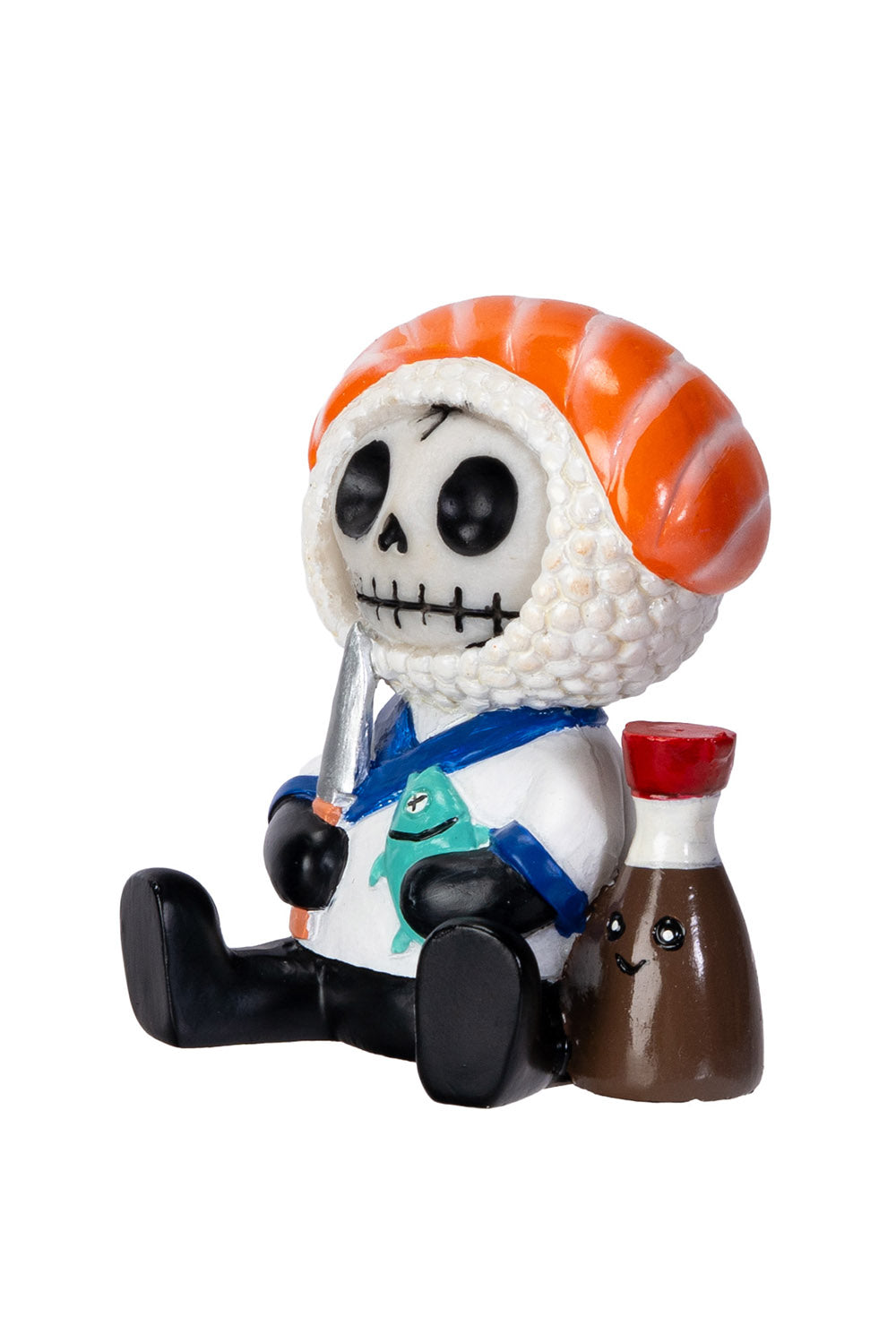rice ball sake sushi skeleton figure by furrybones