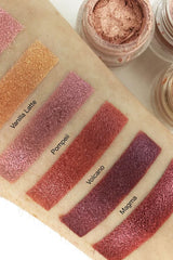 deep copper shimmer eyeshadow swatch