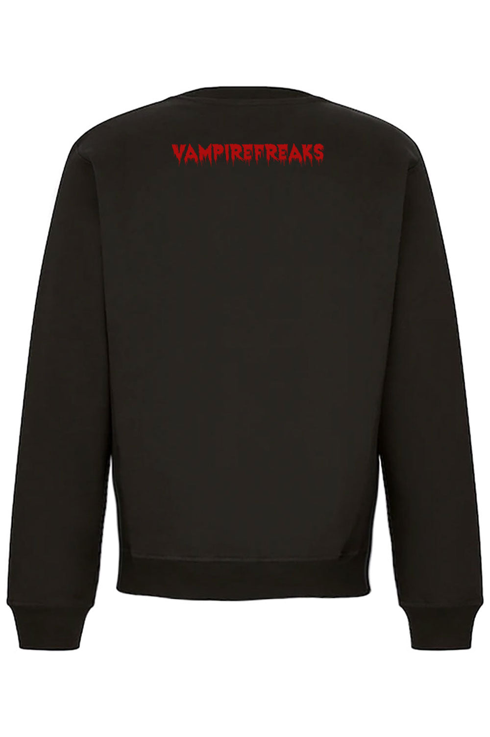 black and red heavymetal sweatshirt