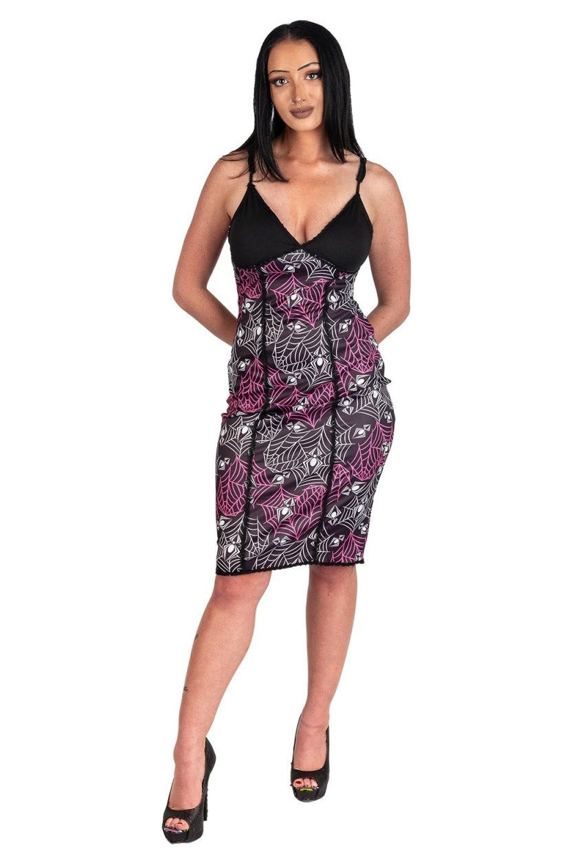 Vestido camisero Love Webs Spiderwebs Chaos