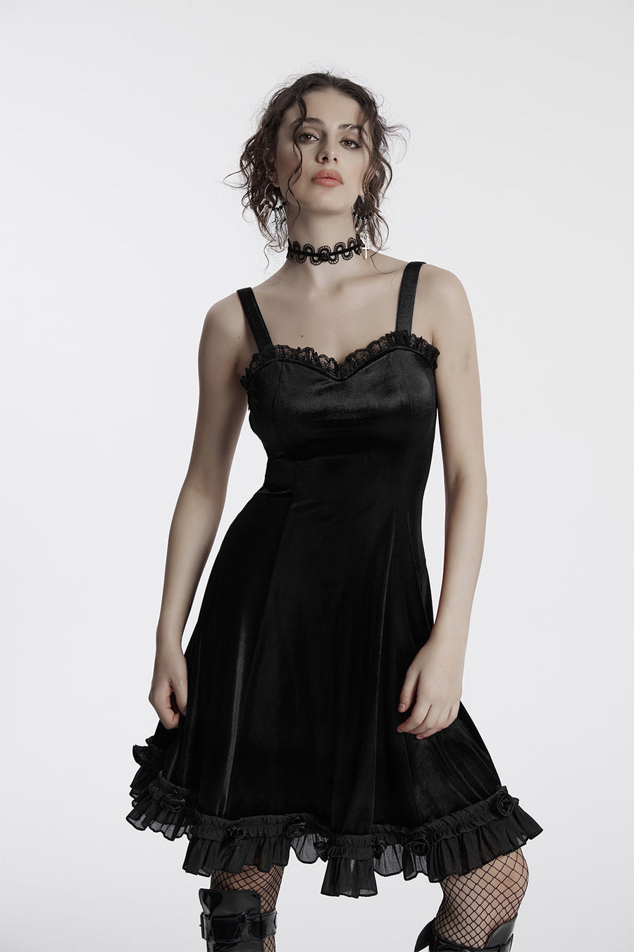 sweetheart neckline gothic dress