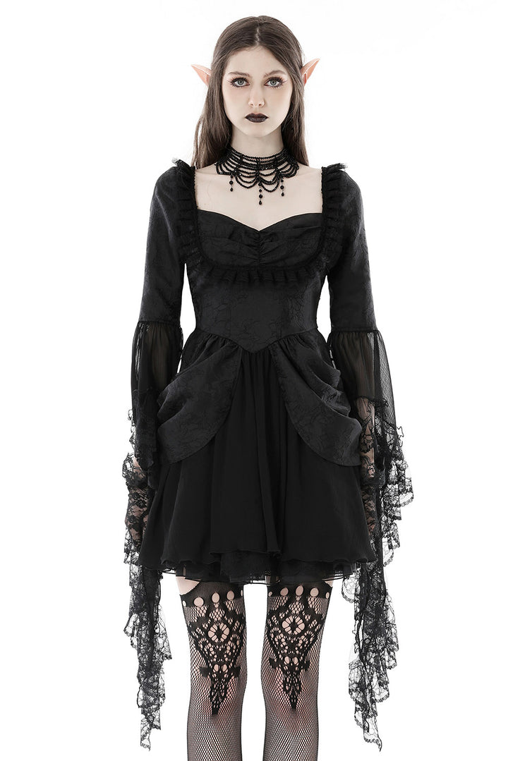 mini vintage goth dress