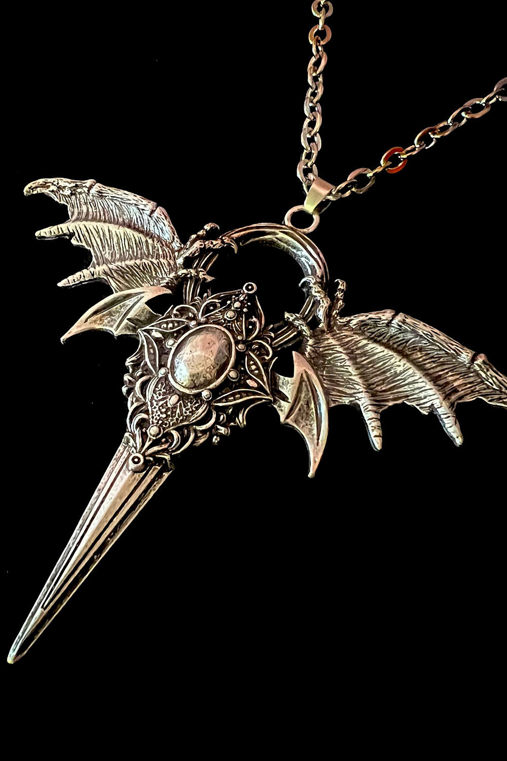 occult sword necklace for women