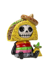 skeleton dia de los muertos furrybones statue