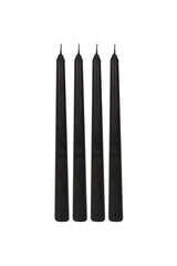 10 inch tall black and pink pastel goth candle set for candelabra 