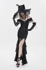 oversized whismical gothic witch hat by devil fashion