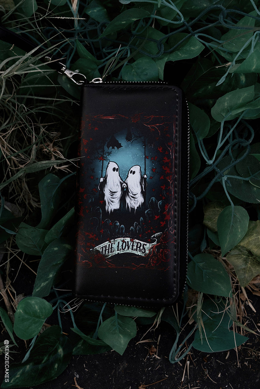 creepy cute gothic wallet