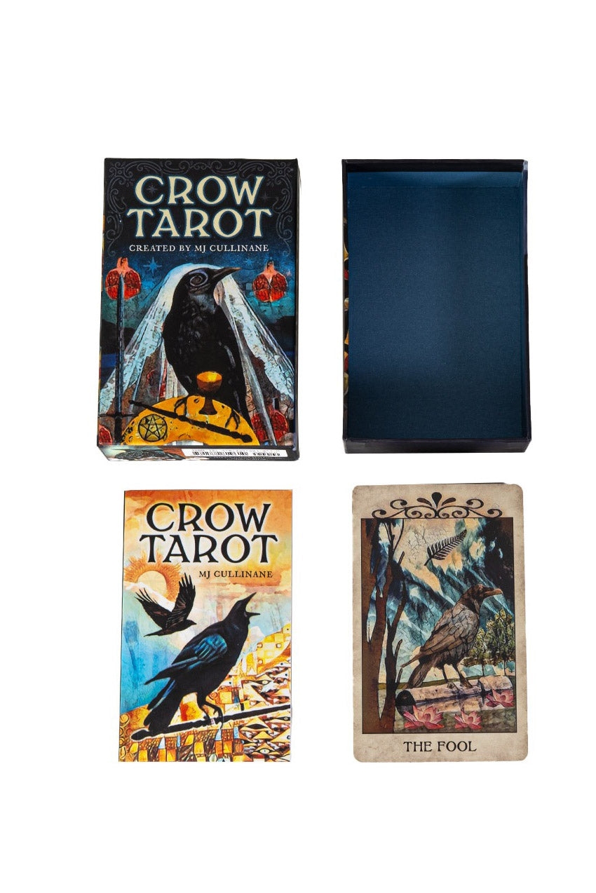 goth tarot card deck set with guide book