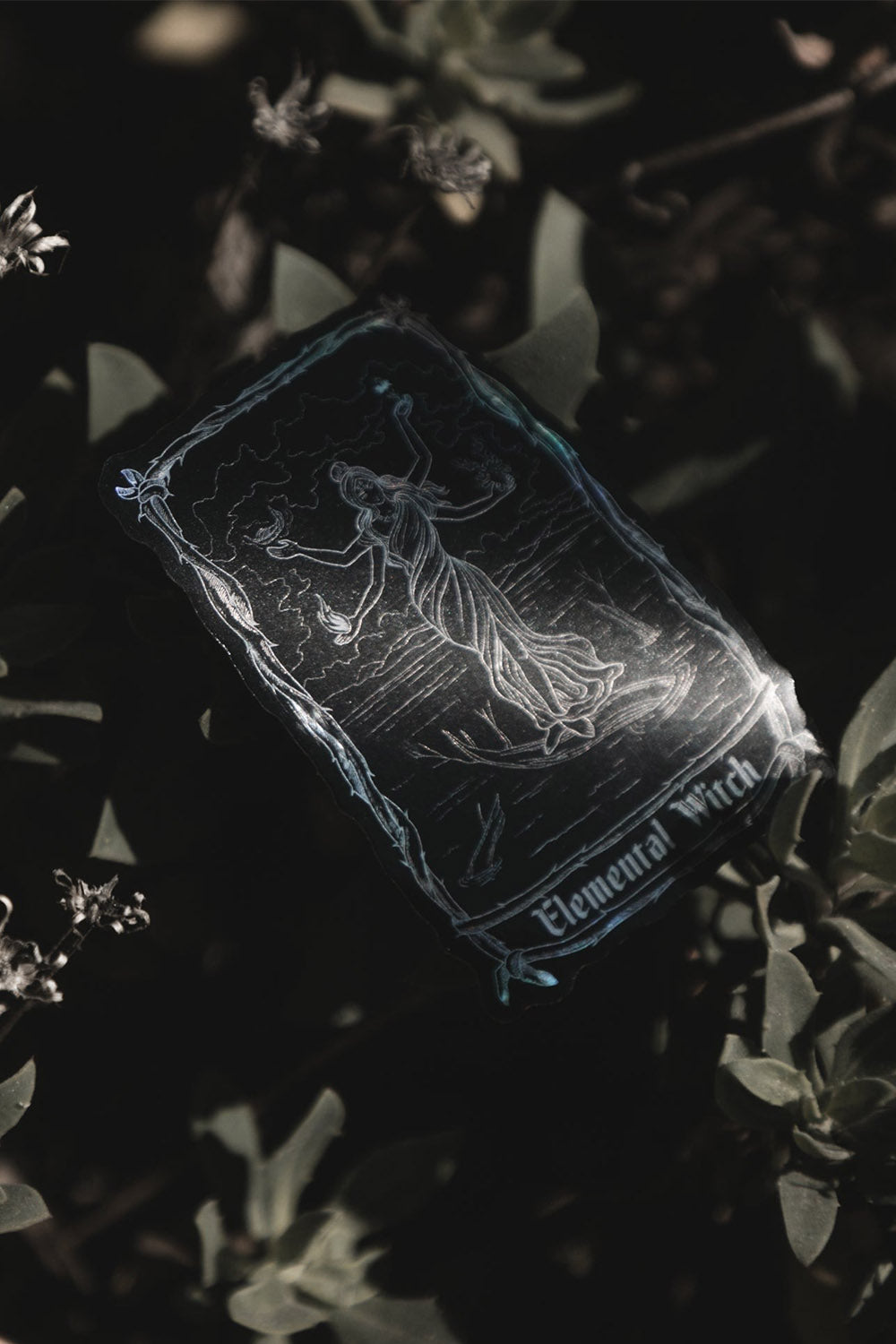 holographic  tarot card sticker