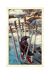 raven tarot card