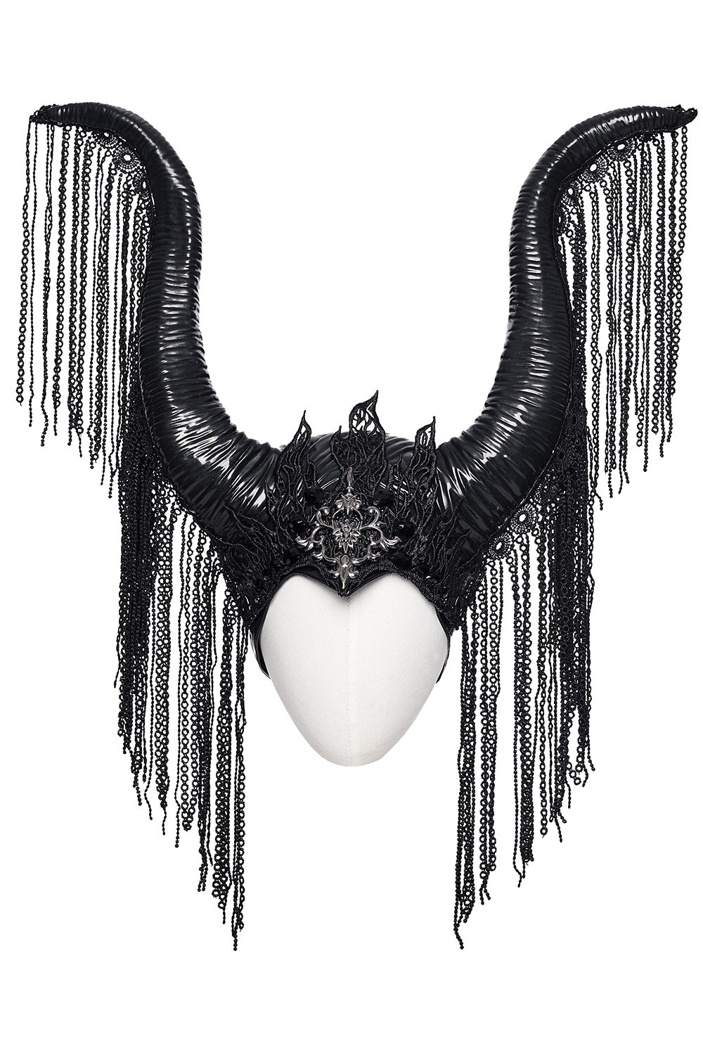 large horned headpiece 