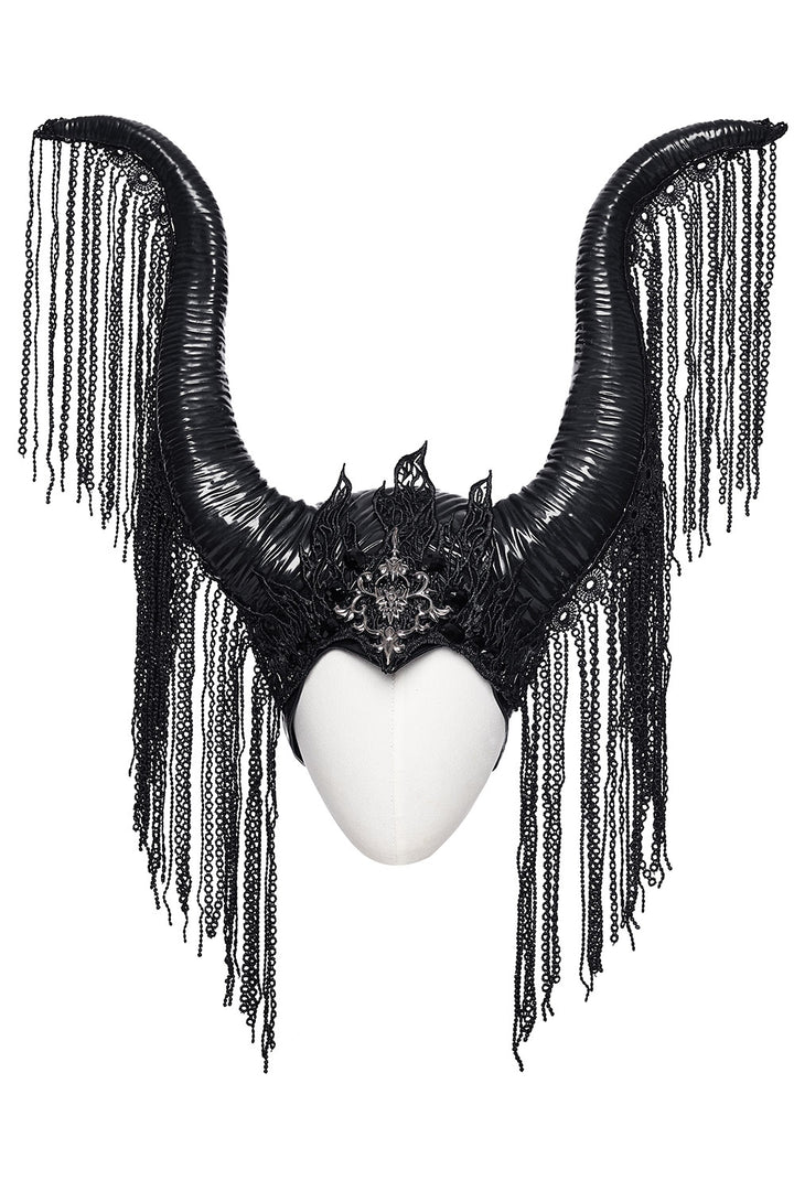 large horned headpiece 