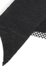 womens black top with corset lacing