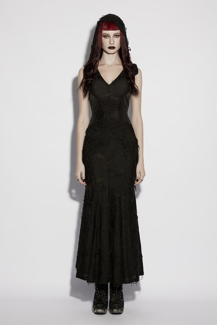 womens distressed apocalyptic dress