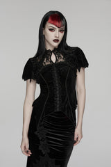 victorian chest keyhole cutout top