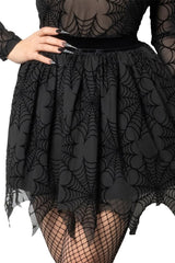 womens high waisted mini mesh skirt