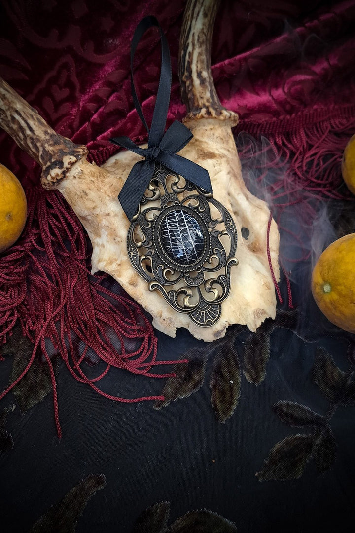 taxidermy goth christmas tree ornament 