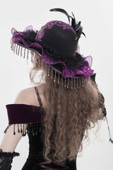 gothic tea party hat