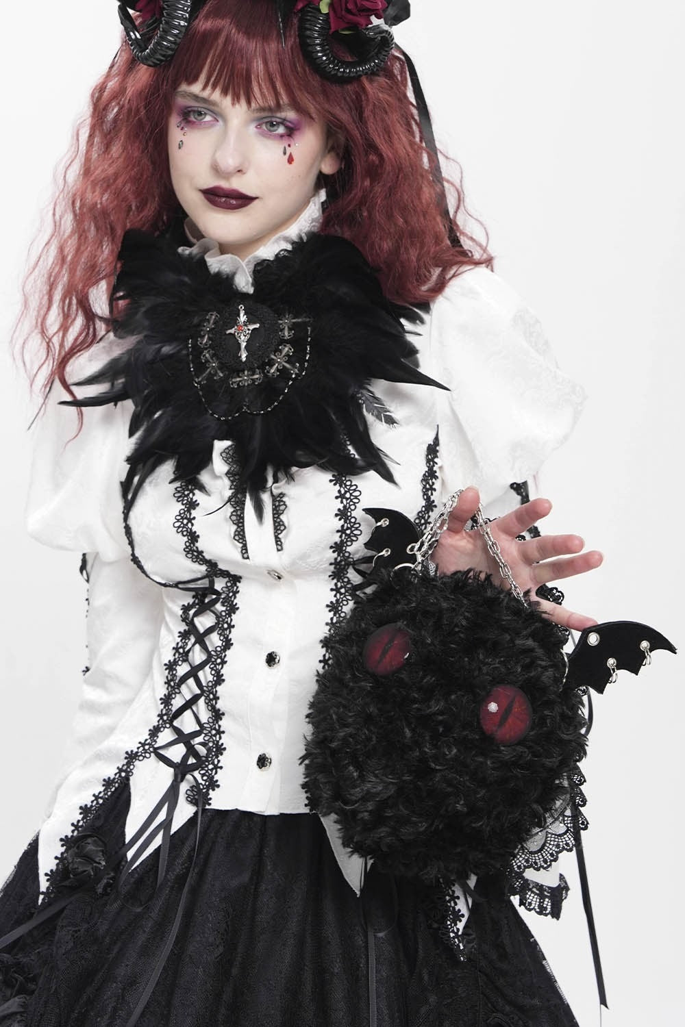 emo funny novelty gothic handbag