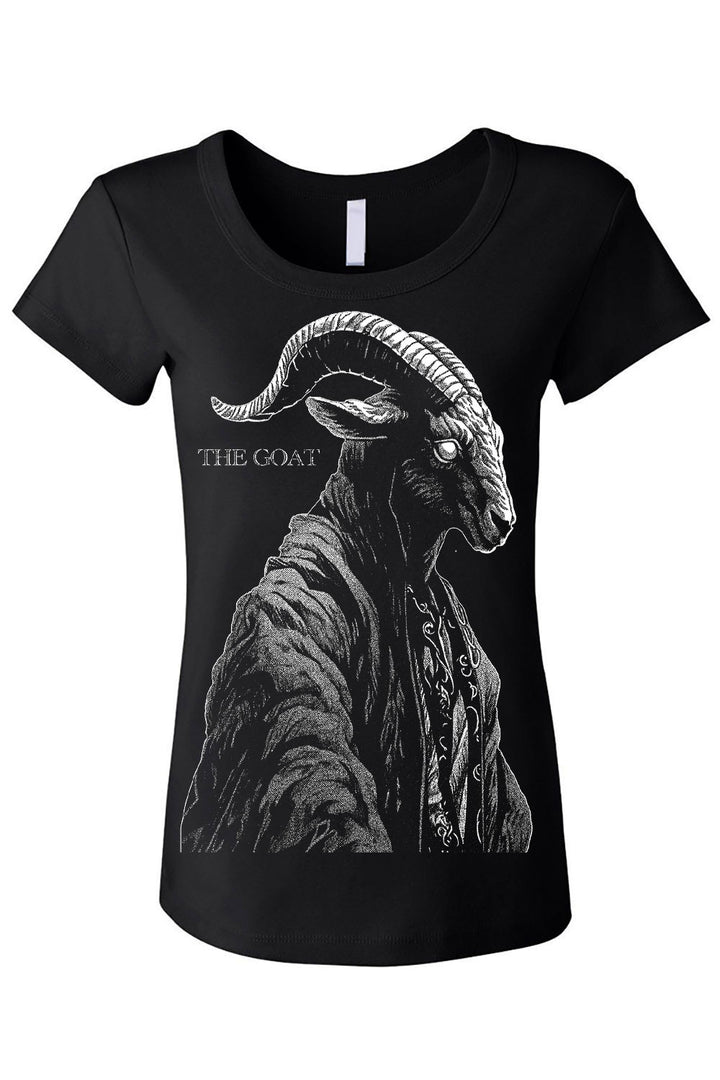 gothic goat tshirt for women
