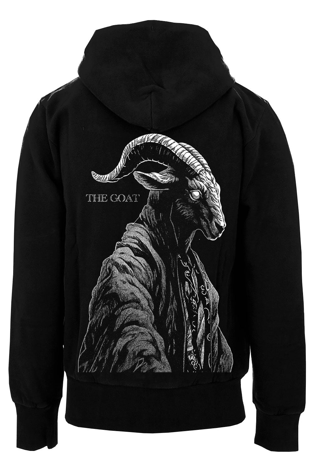 gothic goat hoodie