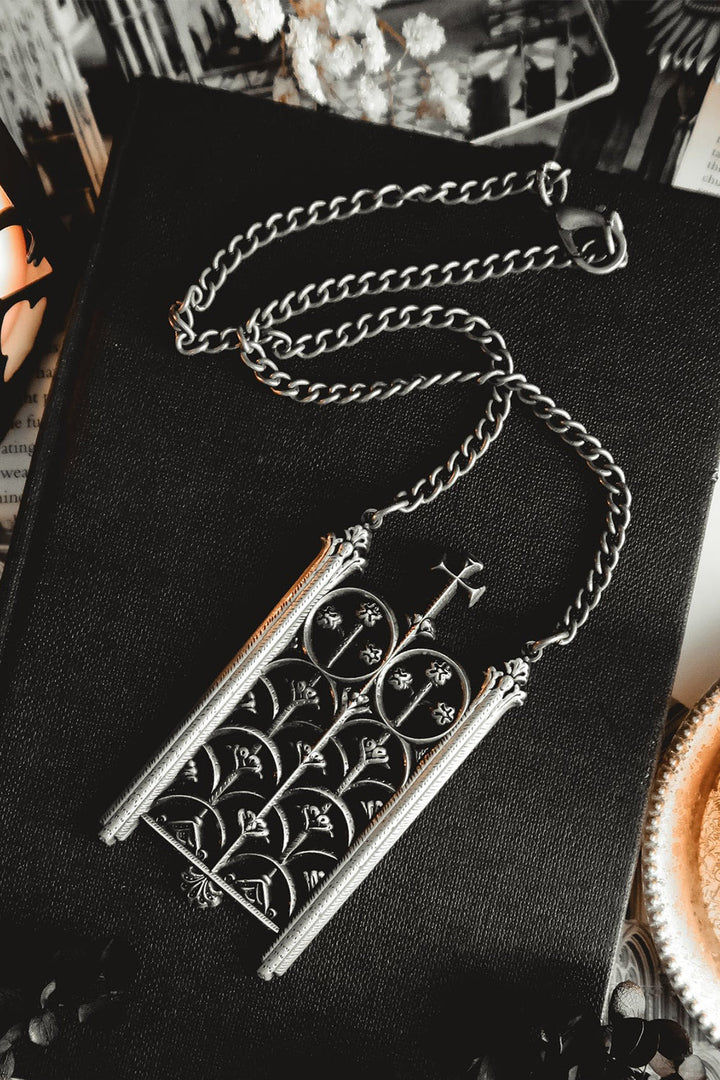 gothic cross necklace by the pretty cult