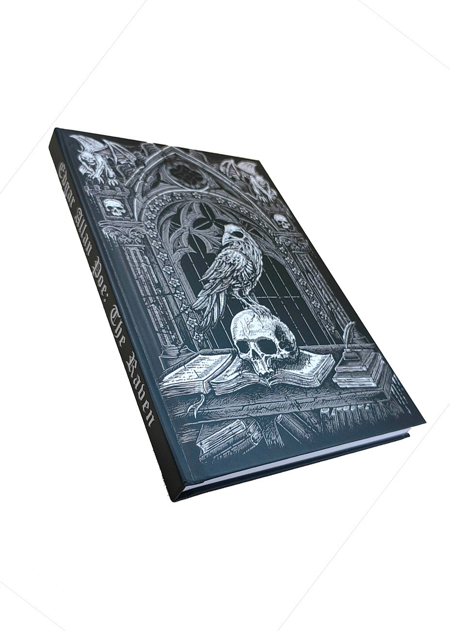 gothic raven notebook