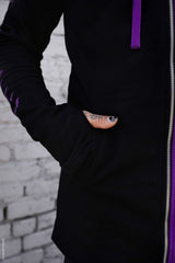 thumbhole zip up emo hoodie 