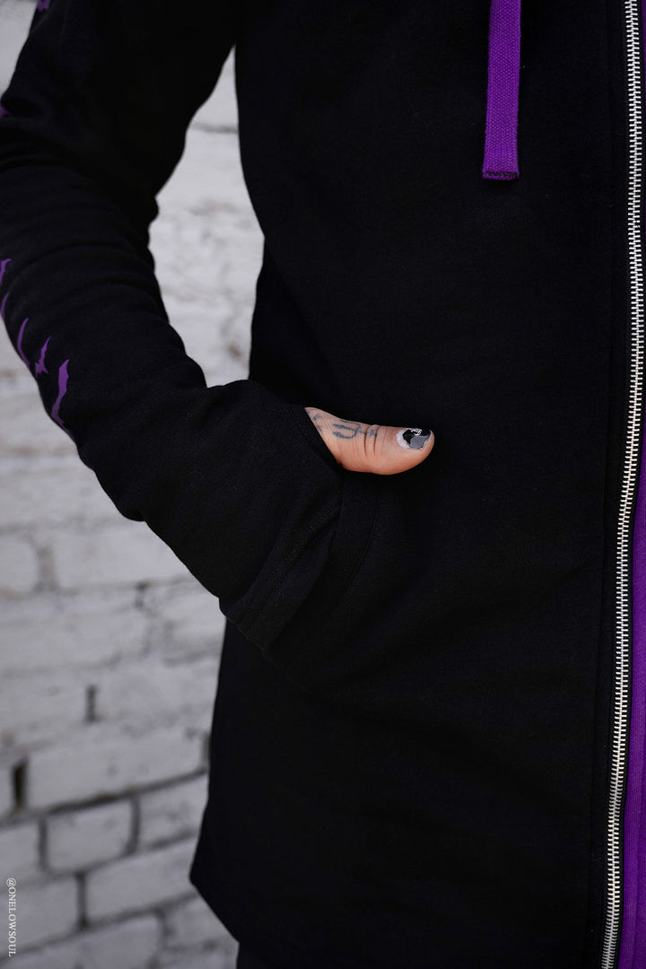 thumbhole zip up emo hoodie 