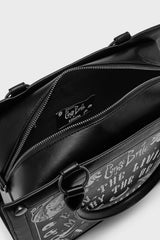 corpse bride vegan leather shoulder bag purse