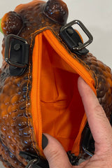 toad-shaped handbag by windy willow
