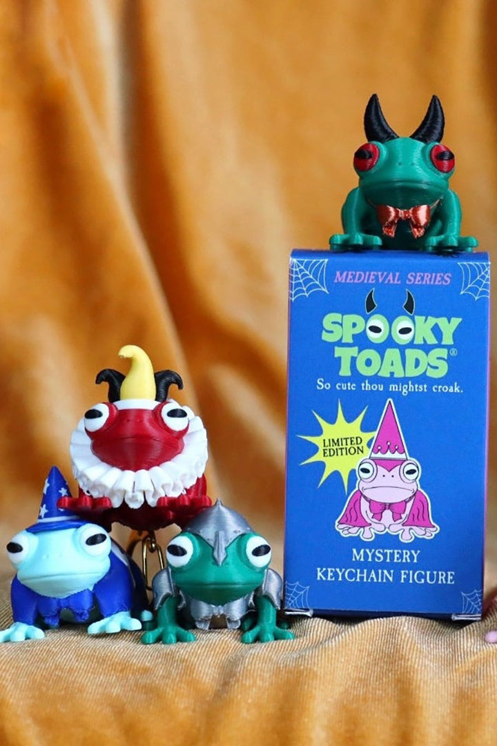 mystery box medieval renaissance faire toad keychains