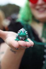 spooky 3d printed medieval renaissance faire toad keychains by lady moon co 