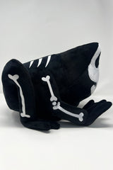 dark whimsical skeleton toad plush toy stuffed animal 