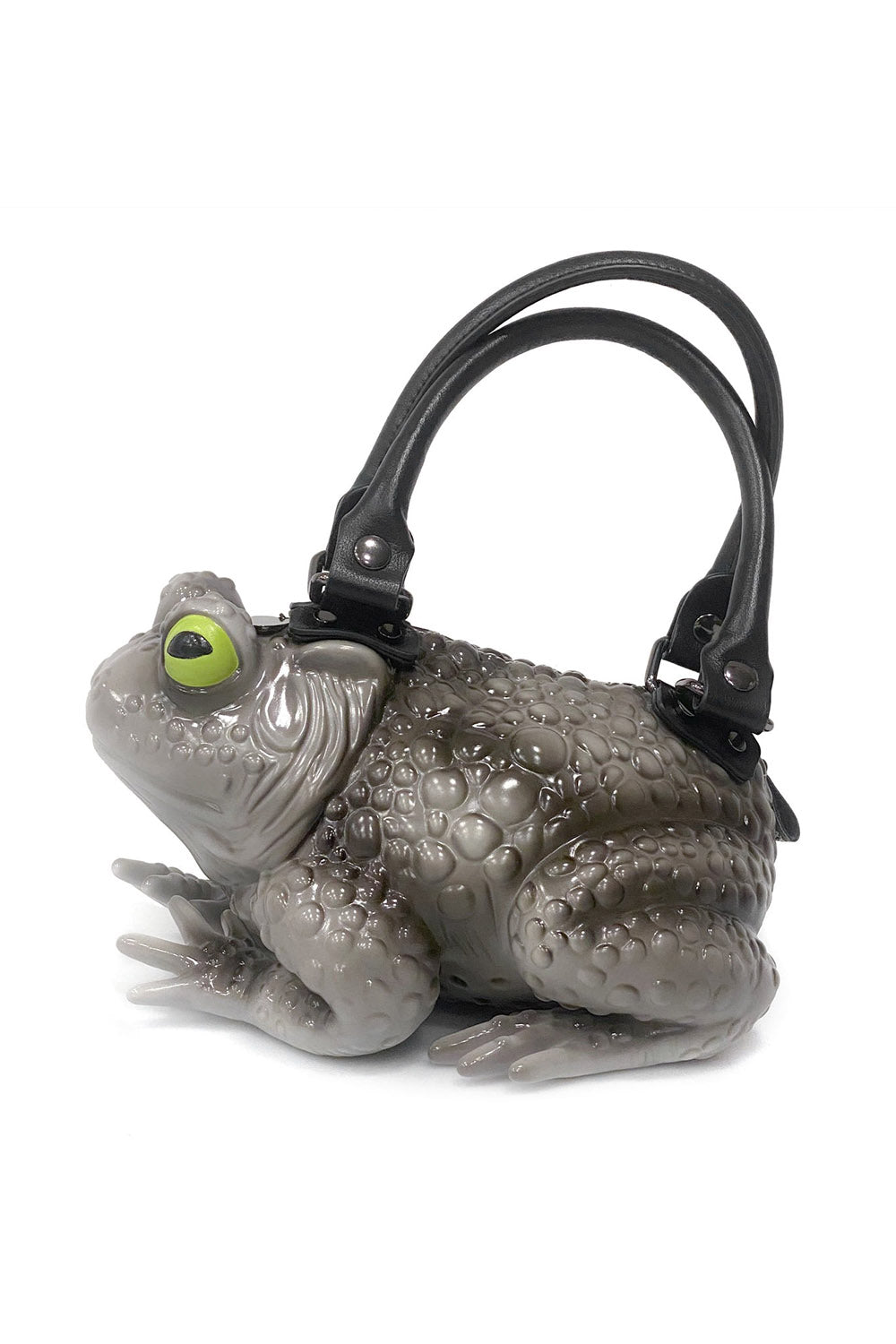 spooky cute grey frog 3d novelty handbag