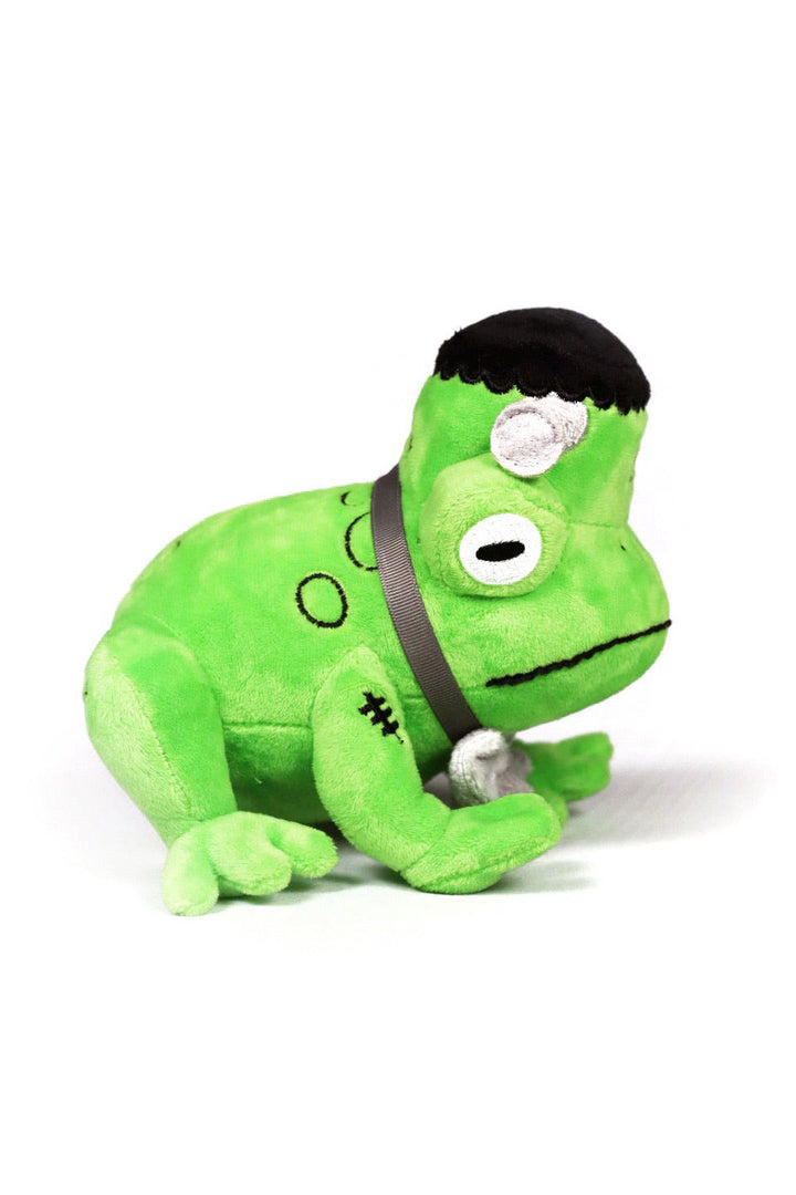 spooky creepy stuffed frog plushie