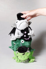 frog stuffed animals by lady moon co