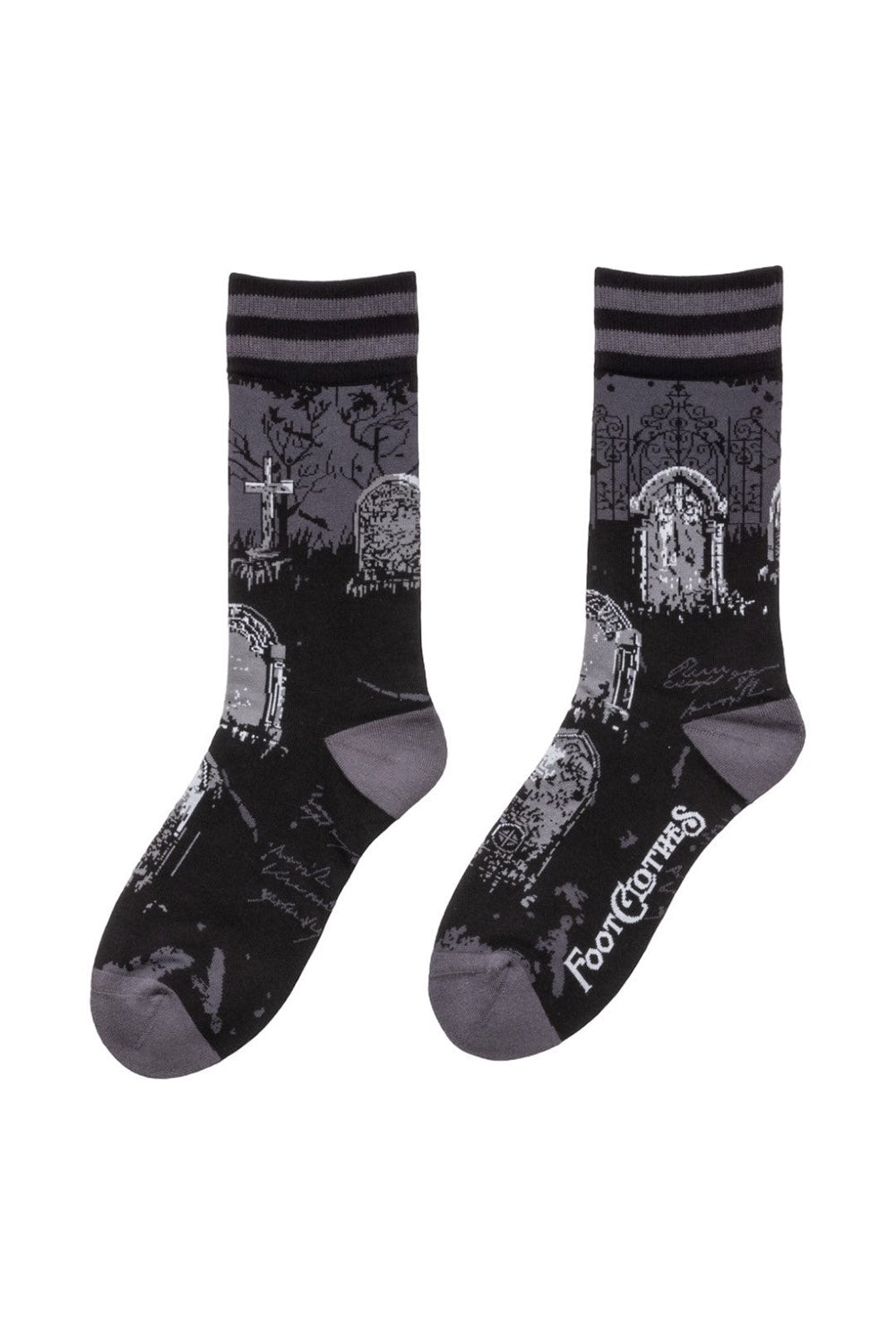 knitted graveyard socks 