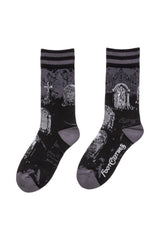 knitted graveyard socks 