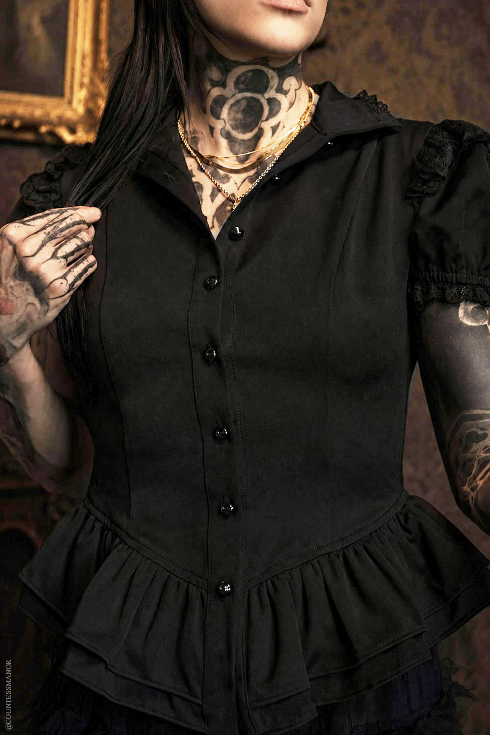 womens gothic top