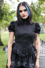 Womens victorian goth button up blouse from VampireFreaks