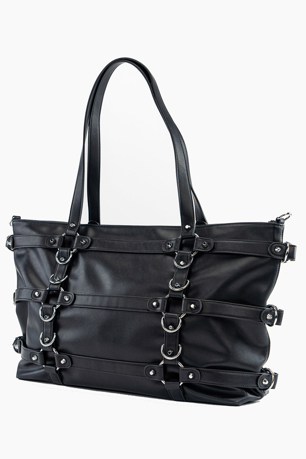 studded large tote bag