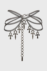 gothic ankh symbol chain