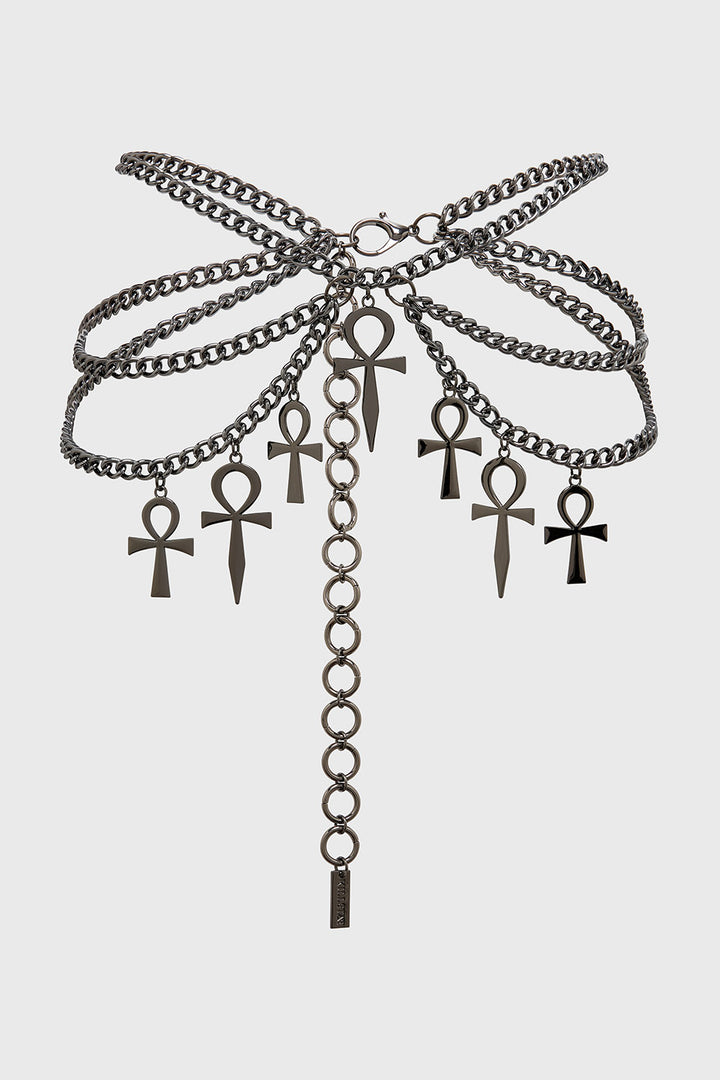 gothic ankh symbol chain