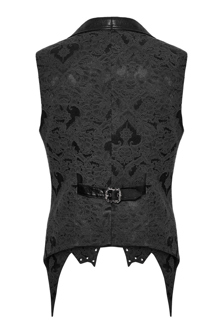 vampire goth deep v-neckline vest