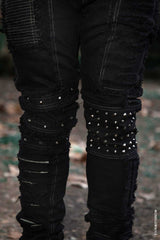 mens studded pants