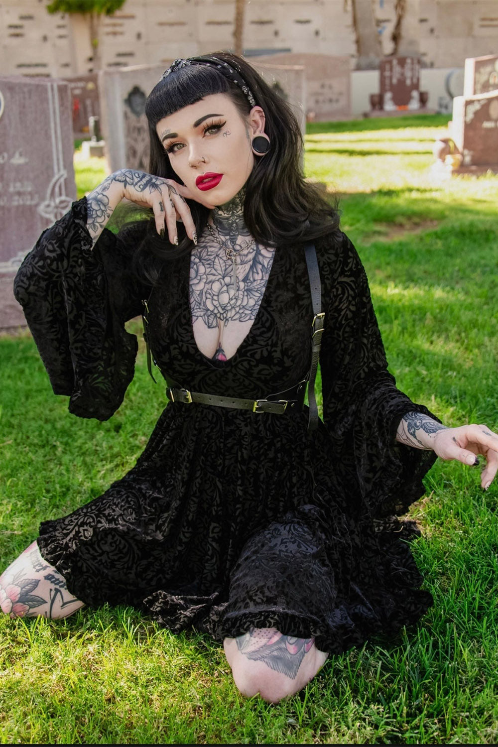 womens punk harness
